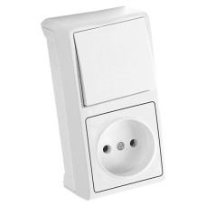 Вертикальний блок вим.з підсвіт+розетка зов.Vera (1/12шт) Вертикальний блок вим.з підсвіт+розетка зов.Vera (1/12шт)