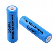 Акумулятори електричні VARGO. LI-ІON 18650 7V 2000mAh (111881) Акумулятори електричні VARGO. LI-ІON 18650 7V 2000mAh (111881)