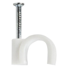 Скоба із цвяхом 14 мм плоска електрохаус (1/100шт) Скоба із цвяхом 14 мм плоска електрохаус (1/100шт)