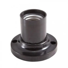 Патрон бакелітовий Е27 прямий чорний VARGO (V-115526)(1/50шт) Патрон бакелітовий Е27 прямий чорний VARGO (V-115526)(1/50шт)