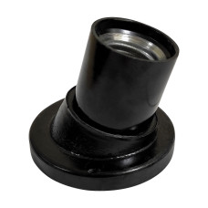 Патрон бакелітовий E27 косий чорний VARGO (V-115525)(1/50шт) Патрон бакелітовий E27 косий чорний VARGO (V-115525)(1/50шт)