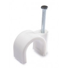 Скоба для кріпл. каб. кругла 12мм VARGO (1/100шт) V-701265 Скоба для кріпл. каб. кругла 12мм VARGO (1/100шт) V-701265