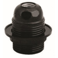 Патрон бакелітовий Е27 чорний з кільцем VARGO (V-115527) Патрон бакелітовий Е27 чорний з кільцем VARGO (V-115527)