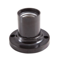 Патрон бакелітовий Е27 чорний VARGO (V-115524)(1/50шт) Патрон бакелітовий Е27 чорний VARGO (V-115524)(1/50шт)