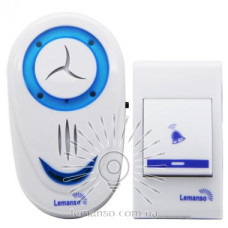 Дзвінок Lemanso 230V LDB46 білий з синім