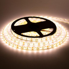 Світлодіодна стрічка Lemanso (силікон) тепло-білий колір 5m 12V 5W (2835/60smd) LM589