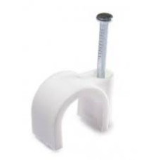 Скоба для кріпл. каб. кругла 20мм VARGO (1/100шт) V-112849 Скоба для кріпл. каб. кругла 20мм VARGO (1/100шт) V-112849