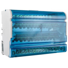 Шина нульова в корпусі VC-415 (4 бруска по 15 отв.) Шина нульова в корпусі VC-415 (4 бруска по 15 отв.)