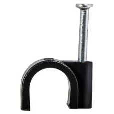 Скоба чорна 10мм. кругла АСКО (уп.100шт.) Скоба чорна 10мм. кругла АСКО (уп.100шт.)