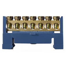 Шина нульова 6*9* 7отв. ВС507.на дін рейку (1/40шт) Шина нульова 6*9* 7отв. ВС507.на дін рейку (1/40шт)